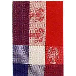  Waffle Weave 100% Cotton Lobster Dishtowel Red 18 X 28 