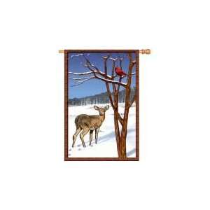   Popular Walk In The Woods 12 X 40 Inches House Flag: Home & Kitchen