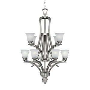  Designers Fountain 5710 SP Laressa 12 Light Chandelier 