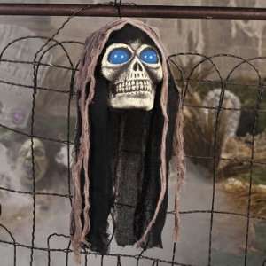 Hanging Skull With LED Eyes   Party Decorations & Yard Decor