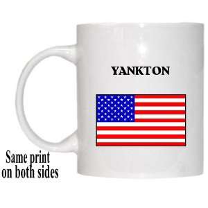  US Flag   Yankton, South Dakota (SD) Mug 