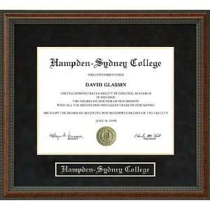  Hampden Sydney College (H SC) Diploma Frame: Sports 