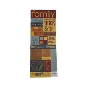  Family Sayings Cardstock Stickers: Office Products