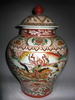 Chinese antique excellent famille rose porcelain flower&bird brush pot 