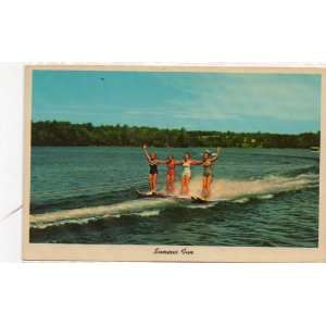  Post Card SUMMER FUN, #CK.391, Curteichcolor, 3 D Natural 