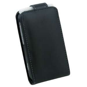 Black Flip PU Leather Case Cover For HTC Wildfire S A510E 