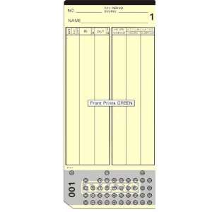  Amano MJR Time Cards 300 549