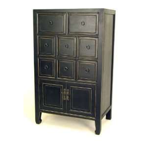  Wayborn Furniture 5544 Suchow Chest Dresser, Antique Black 