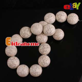   Howlite Turquoise Beads Fit Charms Necklace Dia.25mm 110603  