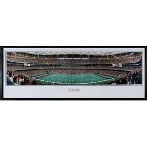 Atlanta Falcons 36 Yard Line Hardwood Framed Poster:  