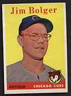 1958 Topps #201 JIM BOLGER Cubs Fair to Good (37 111022)  