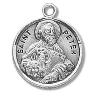 St. Peter   Sterling Silver Medal (20 Chain): Everything 