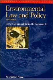 Environmental Law and Policy, (1599410885), James Salzman, Textbooks 