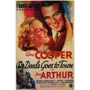 17 Inches   28cm x 44cm) (1936) Style A  (Gary Cooper)(Jean Arthur 