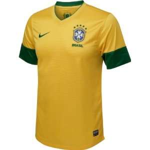 Brazil Soccer Yellow Nike Home Replica Jersey  Sports 