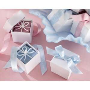 Its a Boy   Its a Girl Gift box Candles with Imprinted Ribbon 
