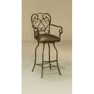  Pastel Magnolia 30 Swivel Barstool with Arms   Autumn 