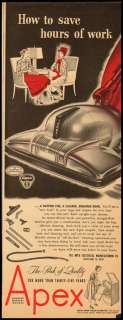 1948 vintage ad for APEX Vacuum Cleaners  121311  