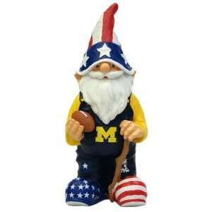  NCAA Michigan Wolverines Team Patriotic Gnome