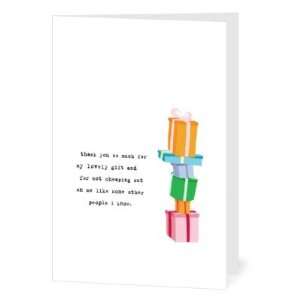  Thank You Greeting Cards   Stacked Thanks By Uncooked Inc 
