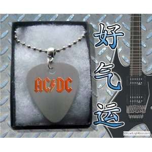   Logo Metal Guitar Pick Necklace Boxed Music Festival Wear: Electronics
