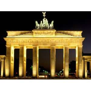  Brandenburg Gate at Night, Unter Den Linden, Berlin 