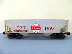 Weaver O Dr. Pepper 1997 Holiday Hopper Car 1297 NEW  