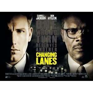  Changing Lanes   Original Movie Poster   12 x 16 