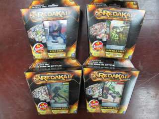 Redakai Structure Deck set of 4 Battakor Radikor Stax Imperiaz  