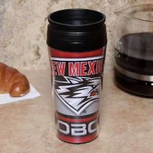  NEW MEXICO LOBOS OFFICIAL LOGO 16OZ TRAVEL MUG Sports 