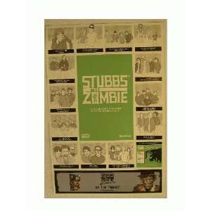  Stubbs The Zombie Video Game Soundtrack Poster Everything 