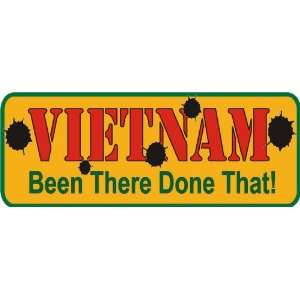  US Army Vietnam Been There Done That Sticker 5.5 Decal 