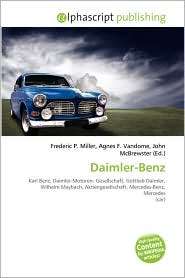 Daimler Benz, (6130272545), Frederic P. Miller, Textbooks   Barnes 