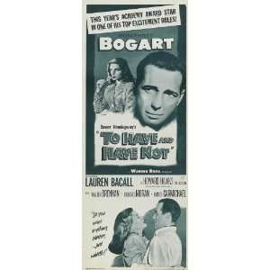   14x36 Humphrey Bogart Lauren Bacall Walter Brennan
