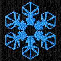 Snowflakes 10 Machine Embroidery Designs set 4x4 hoop  