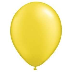   Citrine Yellow 11 Qualatex Latex Balloons: Health & Personal Care