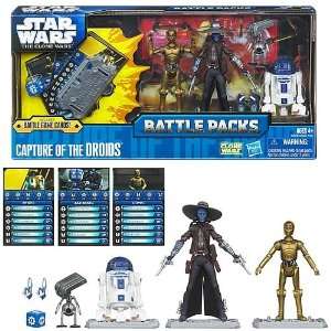    Star Wars Clone Wars Battle Pack Capture the Droids: Toys & Games