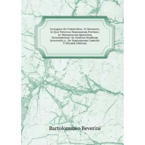   De Romanorum Comitiis T (French Edition) Bartolommeo Beverini Books