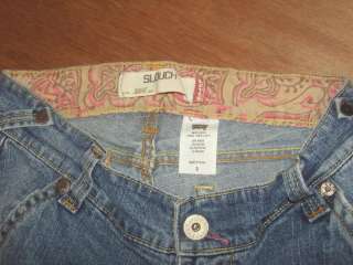 Womens Levis 504 Slouch Capri jeans size 3 Stretch  
