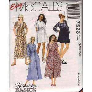   Misses Dress Pattern #7523 (Size GW 22,24,26) Arts, Crafts & Sewing