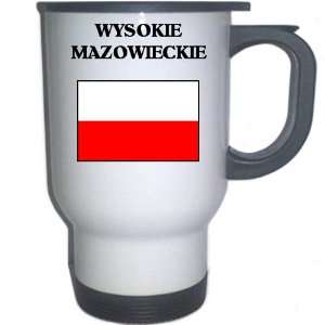  Poland   WYSOKIE MAZOWIECKIE White Stainless Steel Mug 