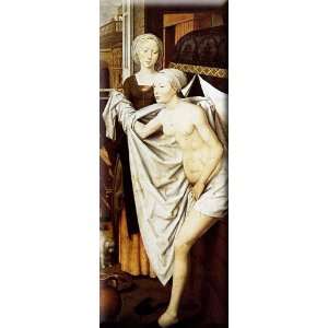  Bathsheba 6x16 Streched Canvas Art by Memling, Hans