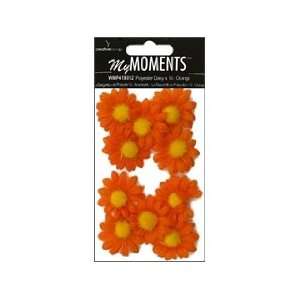  My Moments Embellishment Flower Fabric Mini Daisies Orange 
