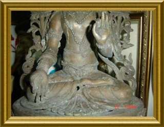 ANTIQUE CHINESE BRONZE Dhyani Buddha! 17th 18th CENTURY  