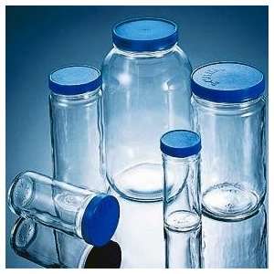 Chem Tall Wide Mouth Clear Glass Jars, 200 Series; 32 oz.; Cleaned 