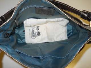   Gunmetal Metallic Leather Ashlyn Hobo Handbag 18211 $328+  