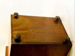 1800 S SMALL DESK TOP OAK WOOD DRESSER BOX  