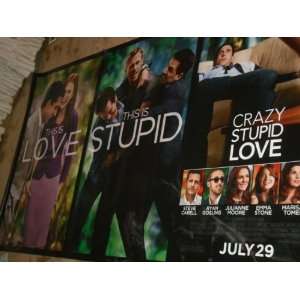  CRAZY STUPID LOVE Movie Theater Display Banner Everything 