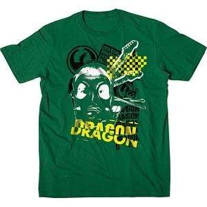  Dragon Captain Future T Shirt   Medium/Kelly Green 