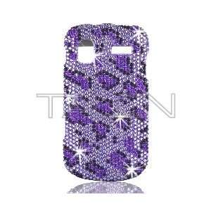  Samsung Focus i917 Full Diamond Bling Leopard Purple Hard 